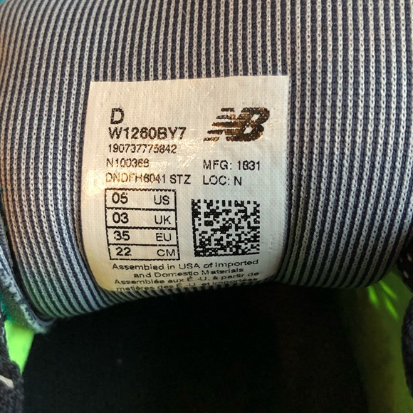 New Balance Women’s Running Shoe 1260 v7 - Picture 6 of 6